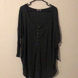 Charcoal Henley